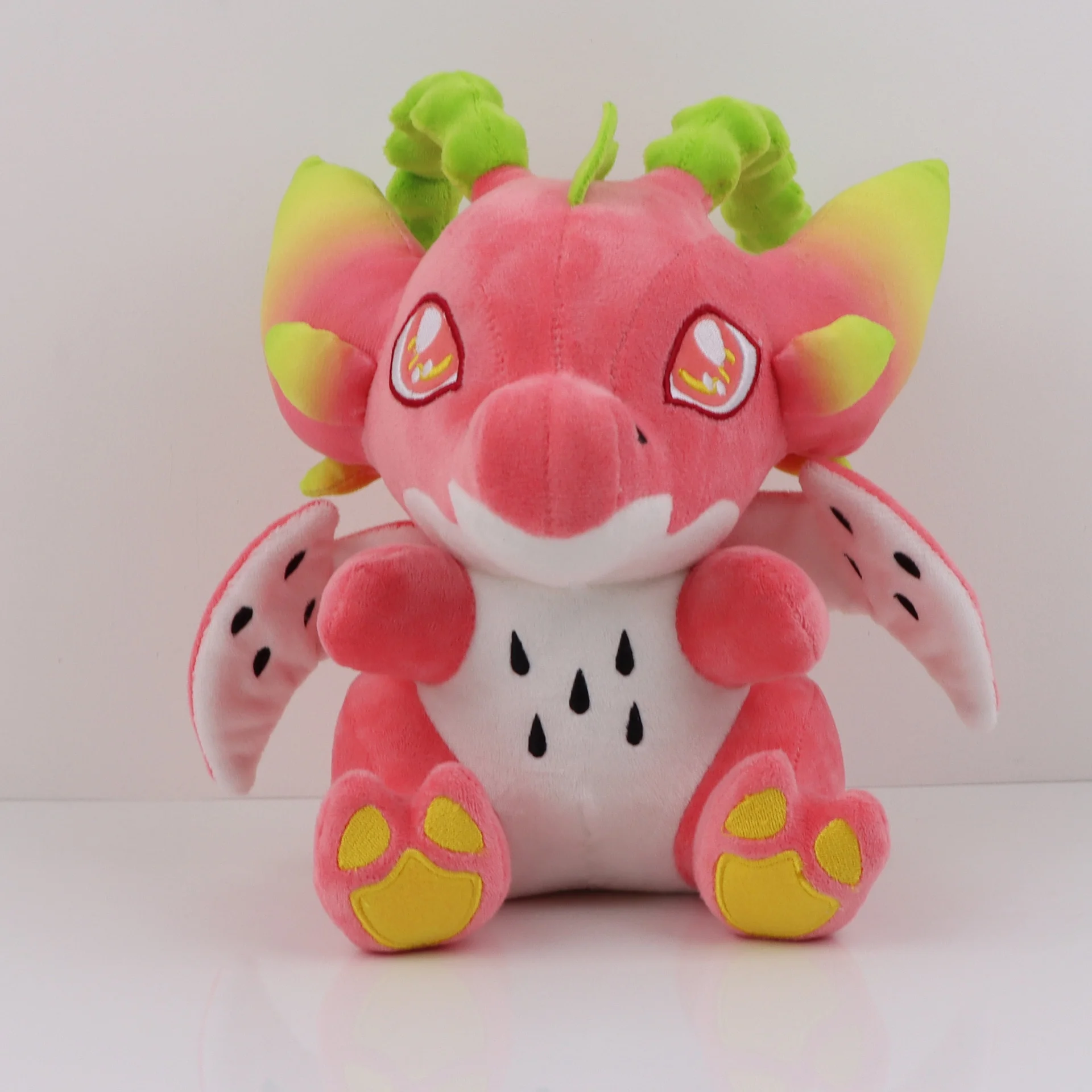 Cute Dragon Fruit Dragon Plush Toys, Stuffed Dragon Animal Dolls Pitaya Toys Kawaii Plushies Gift For Children