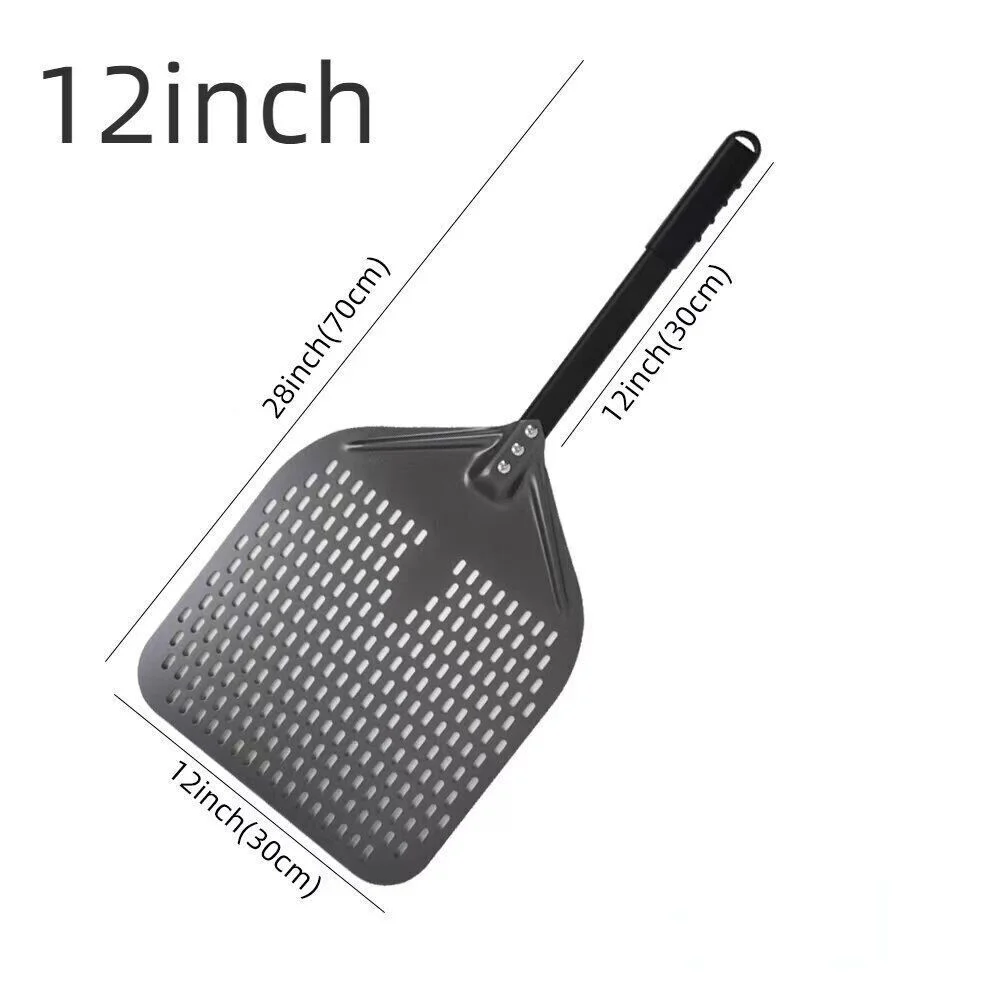 Perforated Shovel Paddle Short Handle for Turning Peel Kitchen Tools Nonsticks