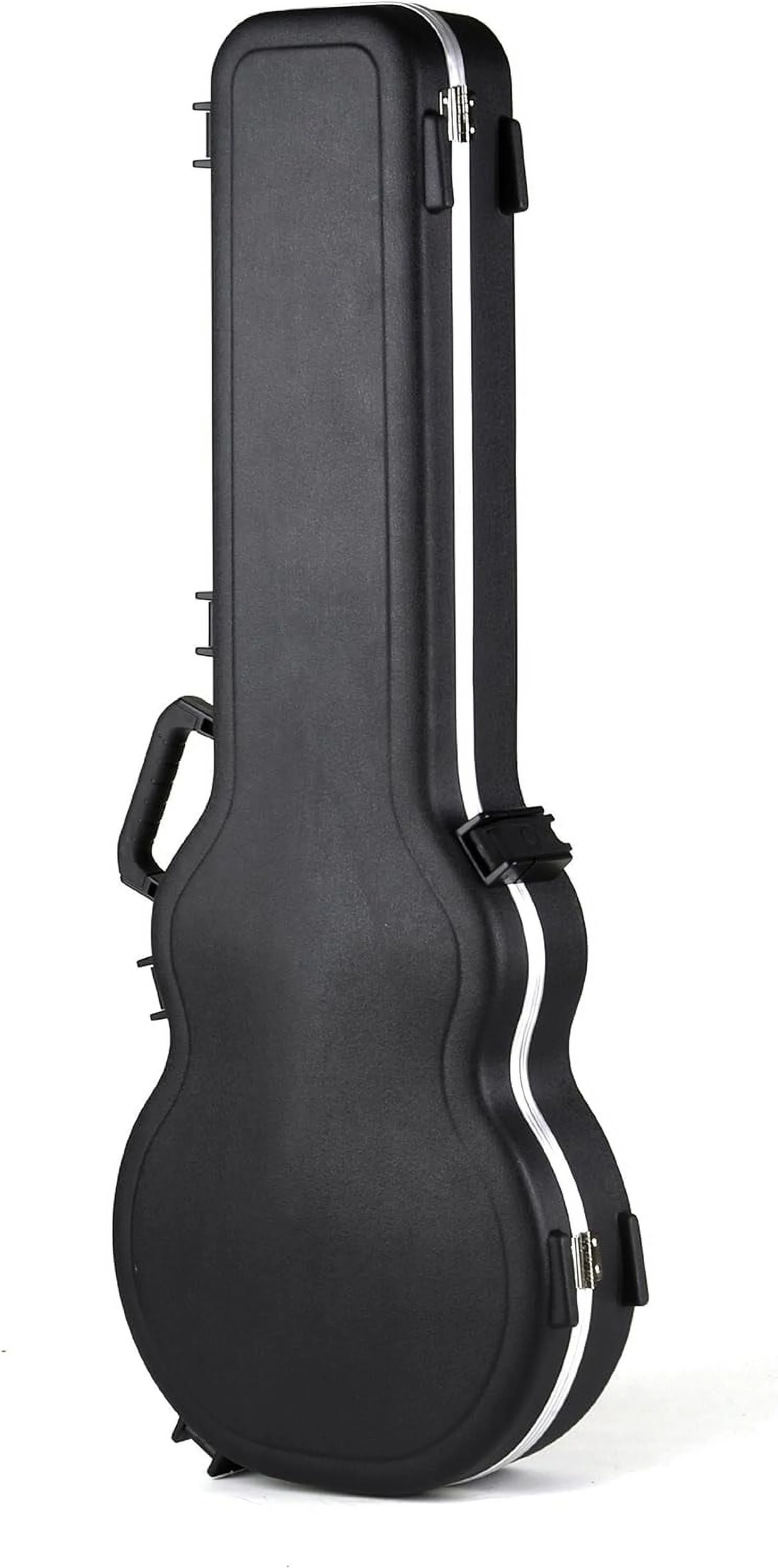 Cases Les Paul Guitar Hardshell Case With Arch Top Design, TSA Latch, Over-Molded Handle, Foam Interior, And Accessories Compartment