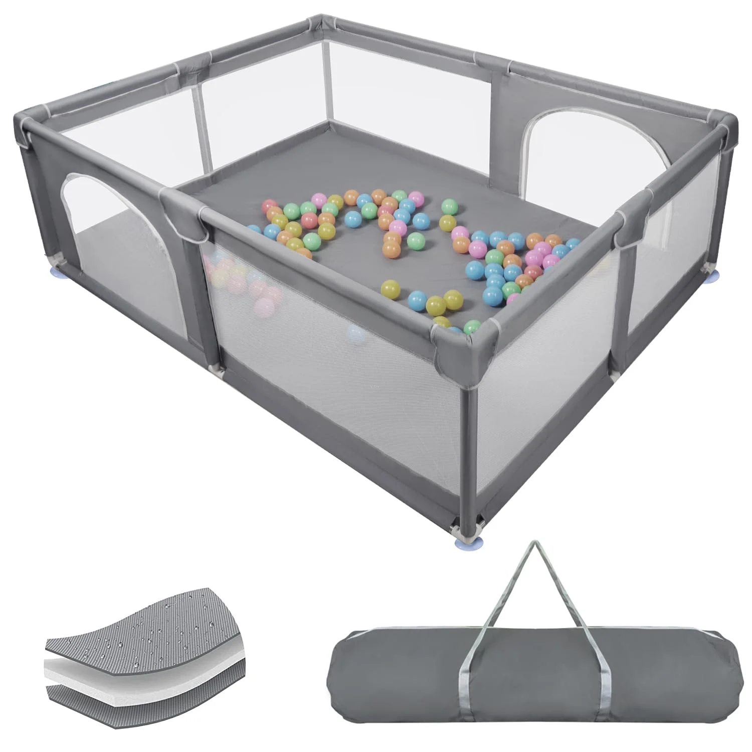 Baby Playpen Extra Large Playpen for Babies and Toddlers, 79