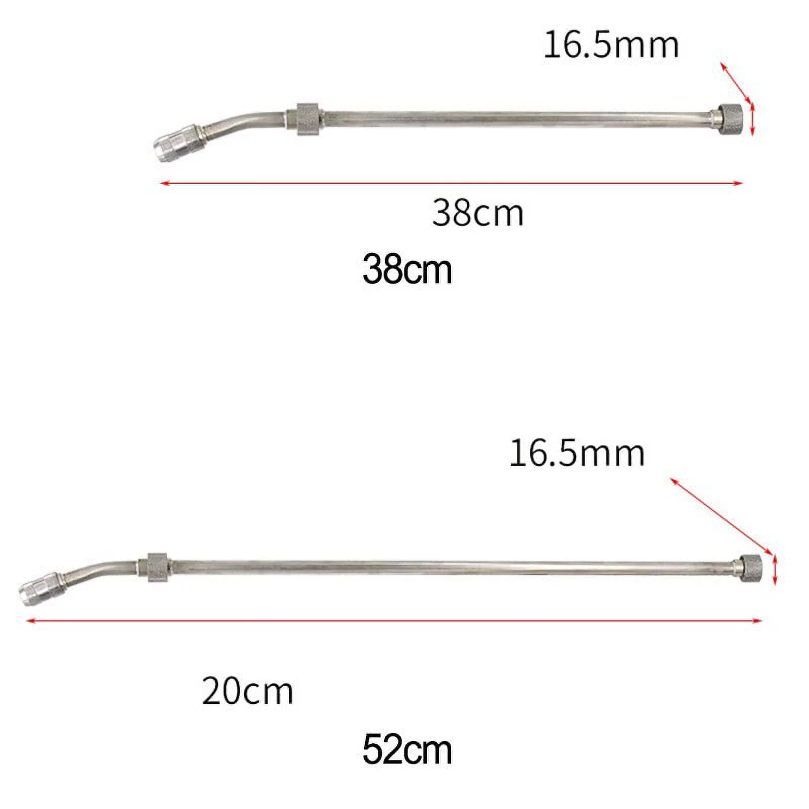 52cm Pressure Water Nozzle Sprayer Wand Household Long Rod Garden Hose Nozzle