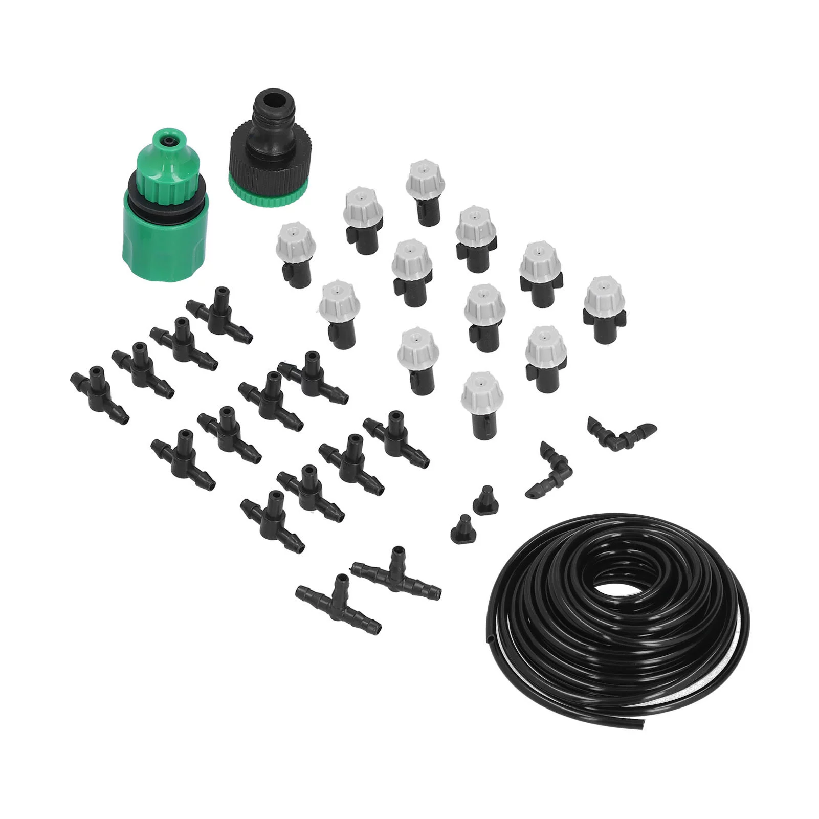 Irrigation System Irrigation Kit 10m Hose Watering Sprinkler Punch Free Automatic Atomizing Nozzle Garden Irrigation Set