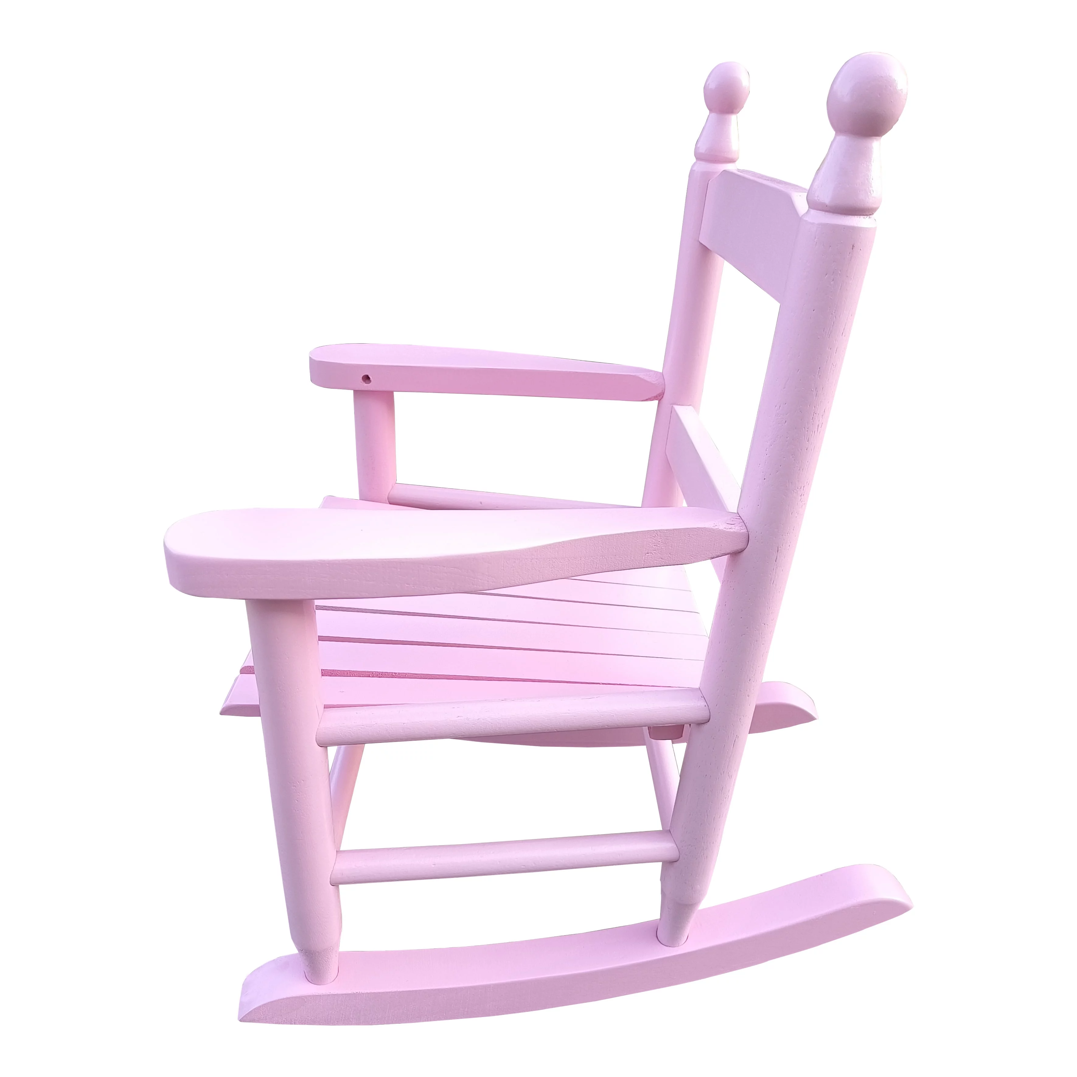 Kids' Light Blue Rocking Chair Indoor/Outdoor Porch Chair for Front Porch or Patio-Pink