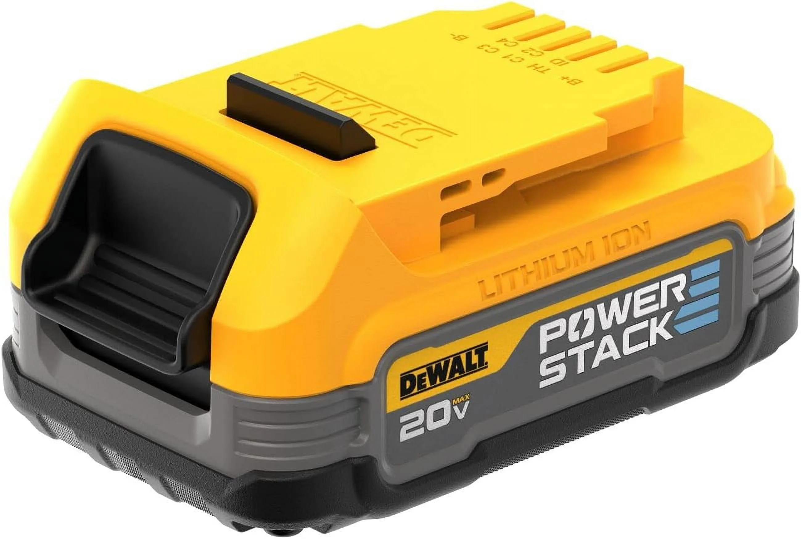 Open Box DEWALT 20V MAX POWERSTACK Compact Battery DCBP034 - Yellow