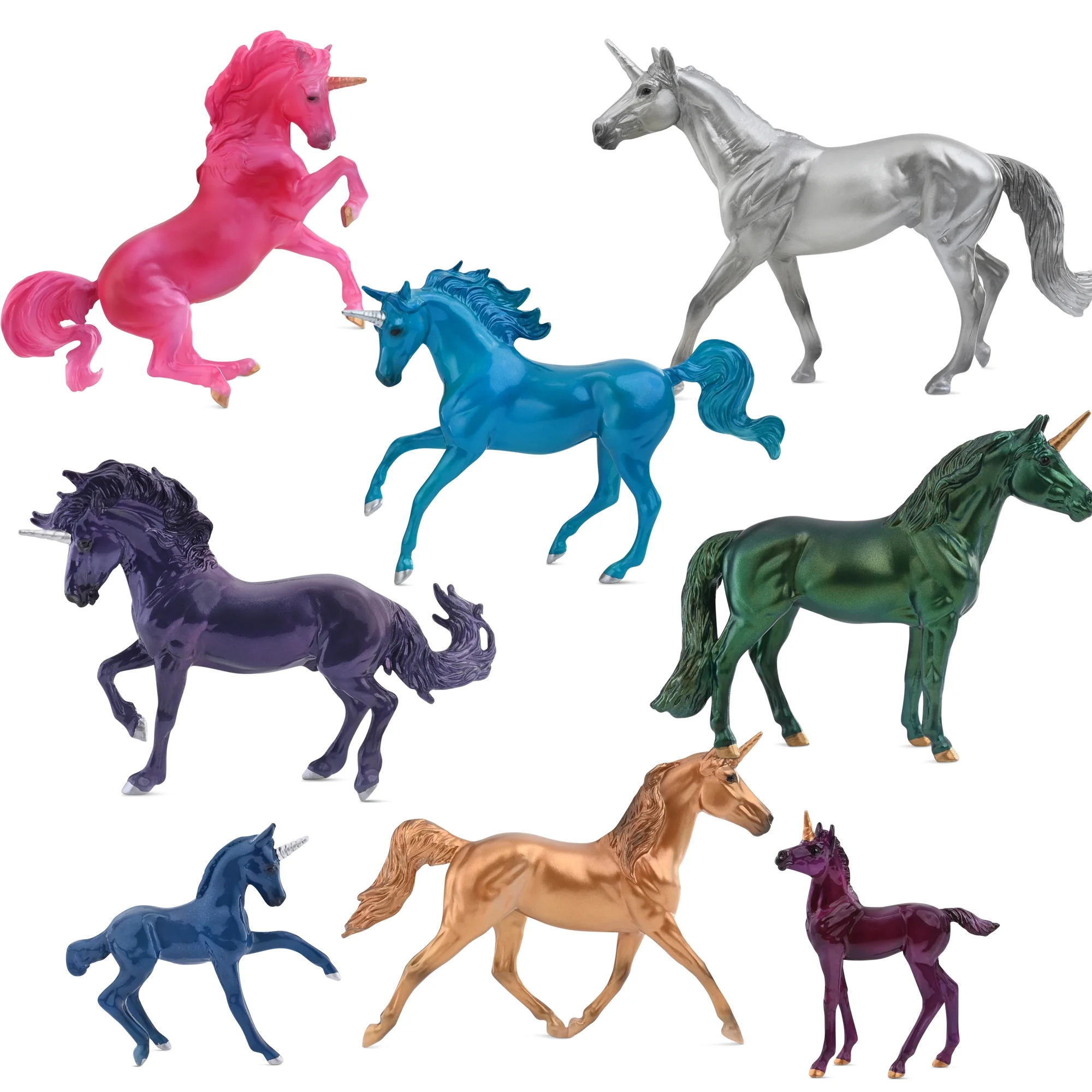 Breyer Horses Stablemates Series - Sparkling Spendor Deluxe Unicorn Set