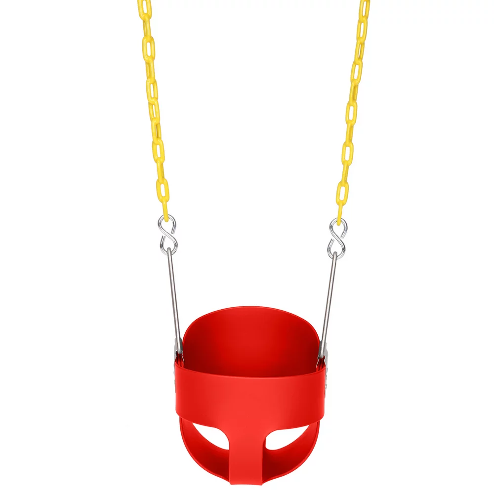Highback Full Bucket Swing Red