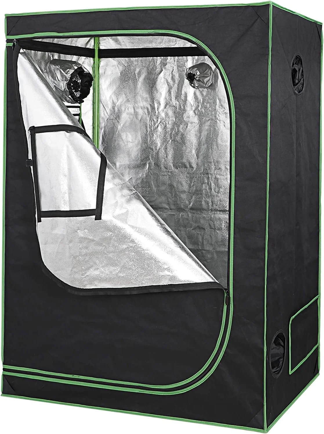 Oteymart Mylar Hydroponic Grow Tent Kit with Observation Window and Floor Tray, 24