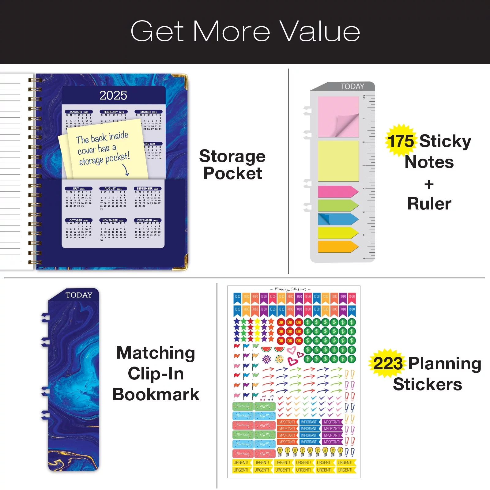 Hardcover CY 2024 Fashion Planner - 8.5