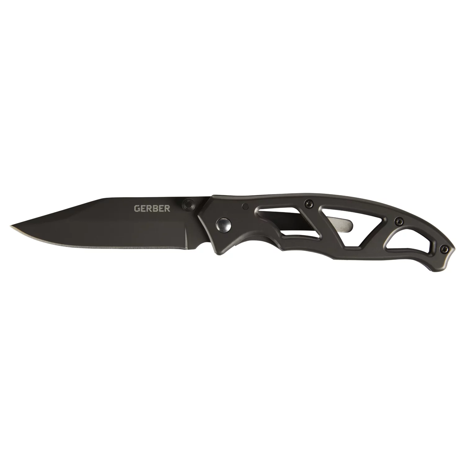 Gerber Gear Paraframe I, Ti Nitride Coated, Black, Plain Edge, 22-48446