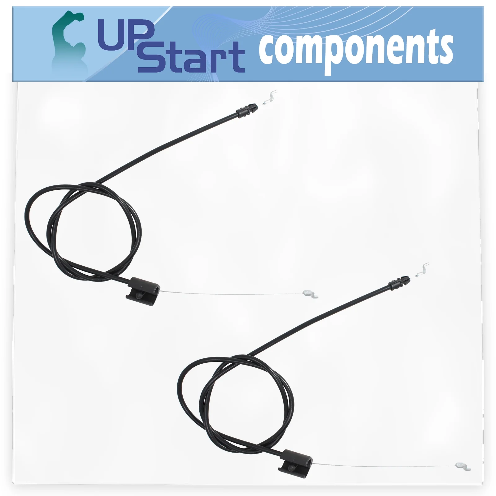 2-Pack 532176556 Engine Cable Replacement for Husqvarna ROTARY LAWN MOWER (96134000300) (2006-12) Lawn Mower: Consumer Walk Behind - Compatible with 176556 162778 Zone Control Cable