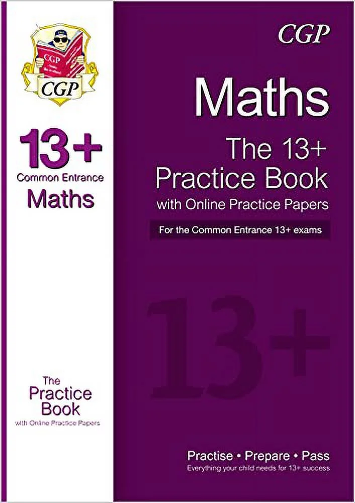 Pre-Owned 13+ Maths Practice Book for the Common Entrance Exams (exams up to June 2022) (CGP 13+ ISEB Common Entrance) Paperback