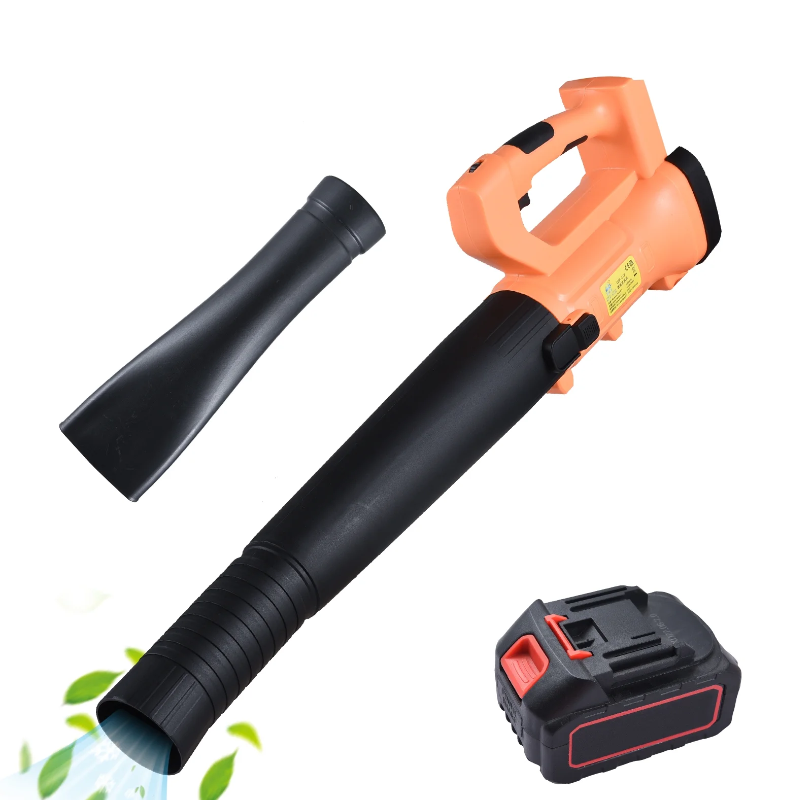 Electric Blower, Blower Battery Powered Blower Lawn Care Blower 3000w Blower 6 Adjustable 6 Adjustable Speeds Lawn Care Snow Speeds 2000mah Battery Buzhi Yaliya