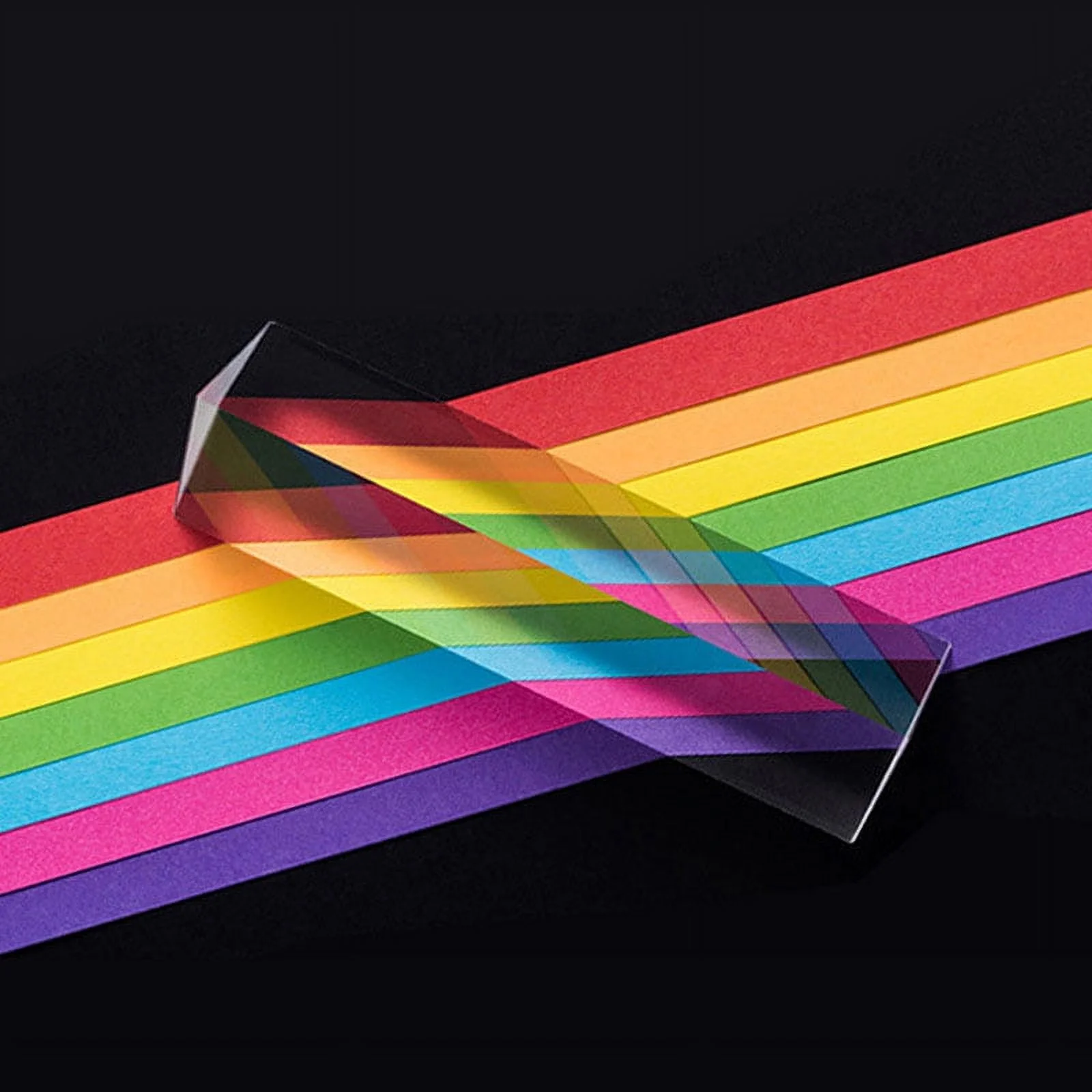 Racing Butterfly Triangular Prism Rainbow Prisma Crystal Photographic Physics Light Experiment