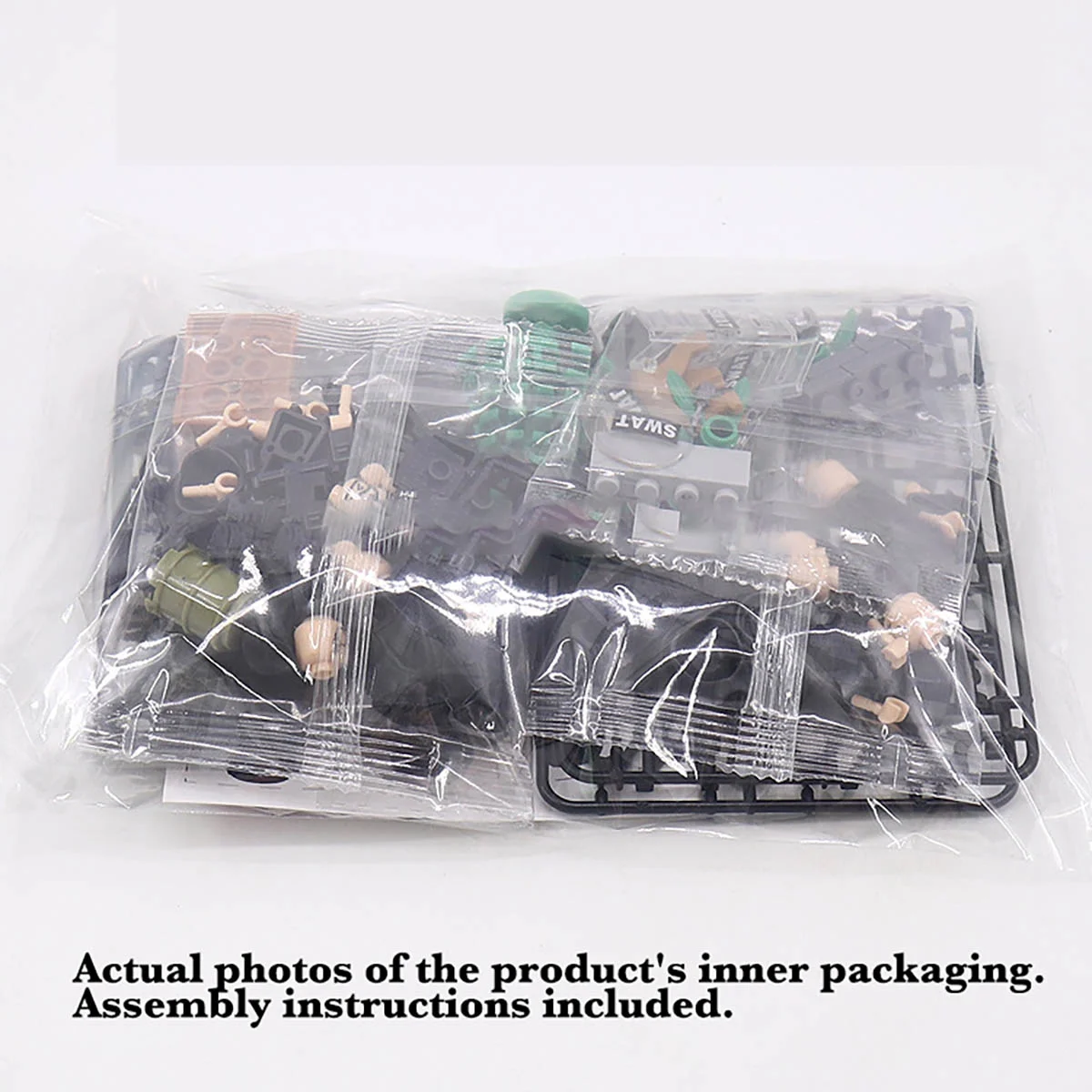 Set of 6 Custom WWII Soldier Minifigures with Varied Equipment – Military-Themed Building Block War Playset