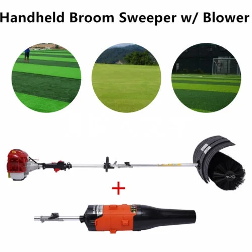 52cc Sweeper Broom Sweeper Blower Gasoline Engine Brush Clear Air Cooled Motor