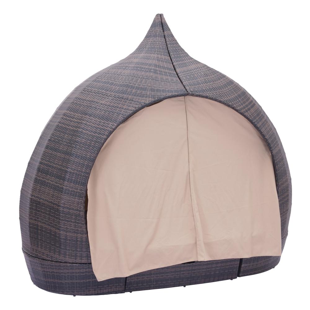 Day Bed Lounge Chair, Brown & Beige, Belen Kox