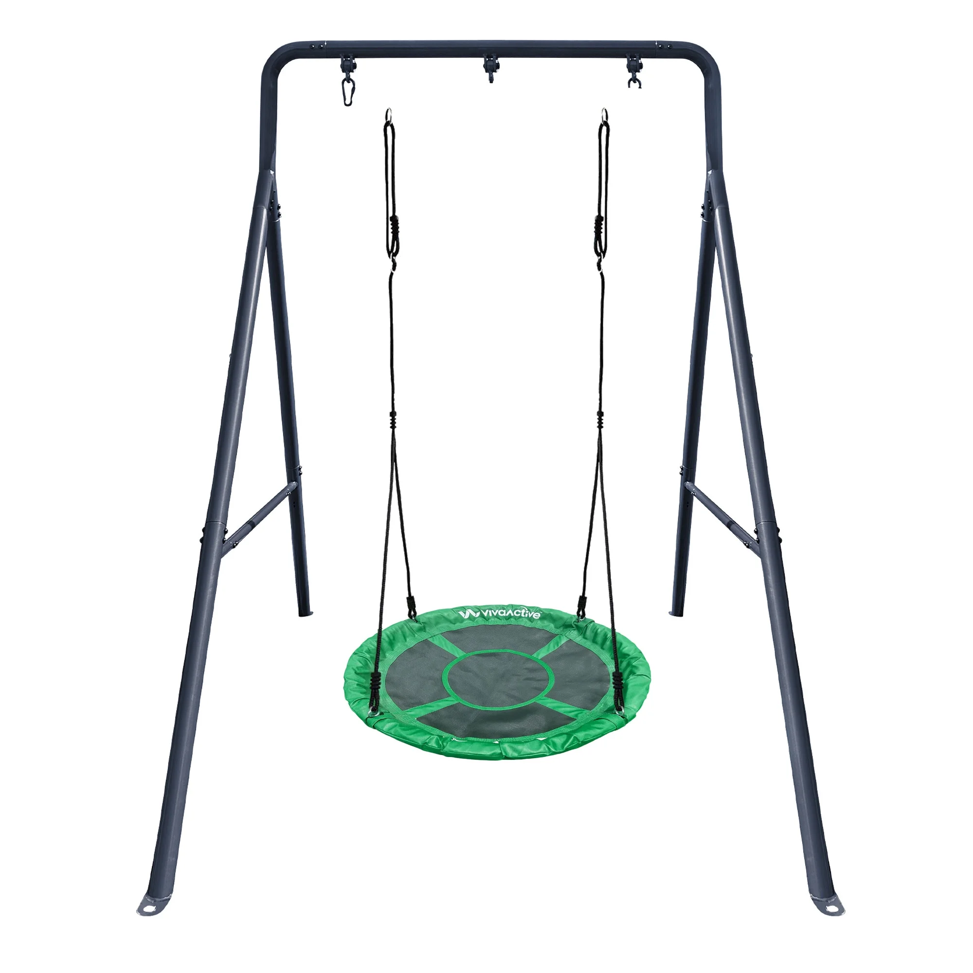 gobaplay Single Support Bar Frame with Double Platform Swing Attachment