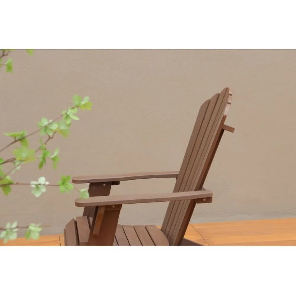 Polystyrene Adirondack Chair - Brown