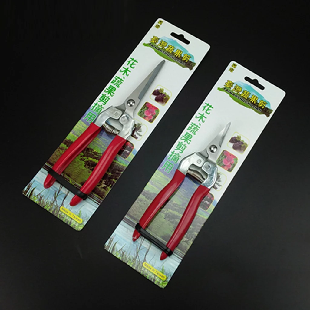 Straight & Curved Garden Pruning Shear Flower Trimming Picking Fruits