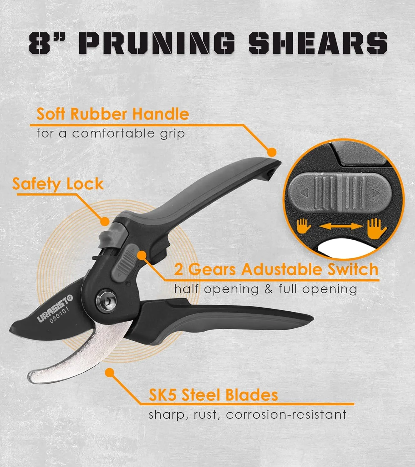 Garden Tool Set 4 pcs Gardening Tool kit -Trowel, Folding Saw, Garden Pruner, Gardening Gloves,Roll Up Carry Bag Included, Ideal Garden Tool Kit Gifts for Women and Men