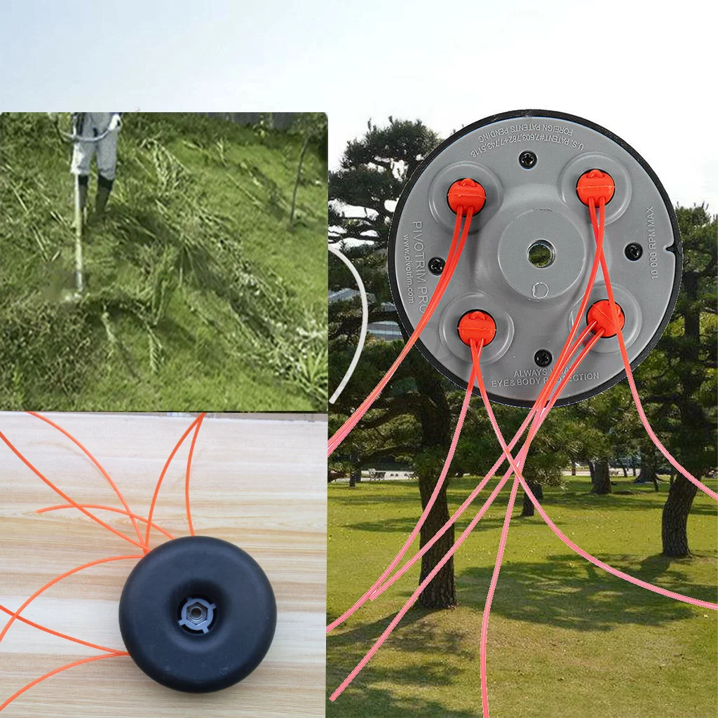 Frosted Grass Trimmer Head Top Rope Strimmer Lawn Mower Accessory Utility Tool
