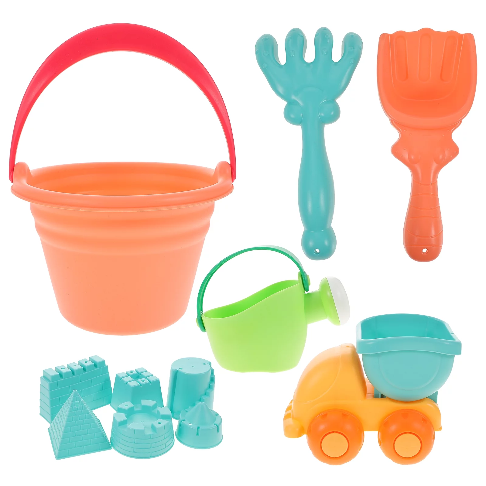 Gongxipen 1 Set Summer Beach Toys Baby Toys Bucket Sand Toys Bath Toys Plastic Plaything