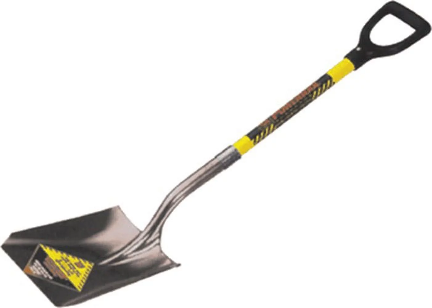 Structron Shovel Square Point Yellow Fiberglass Handle D-Grip