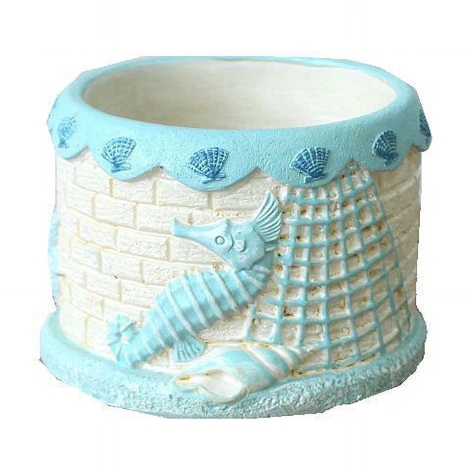 Mediterranean-style Ocean Series Resin Flower Pot