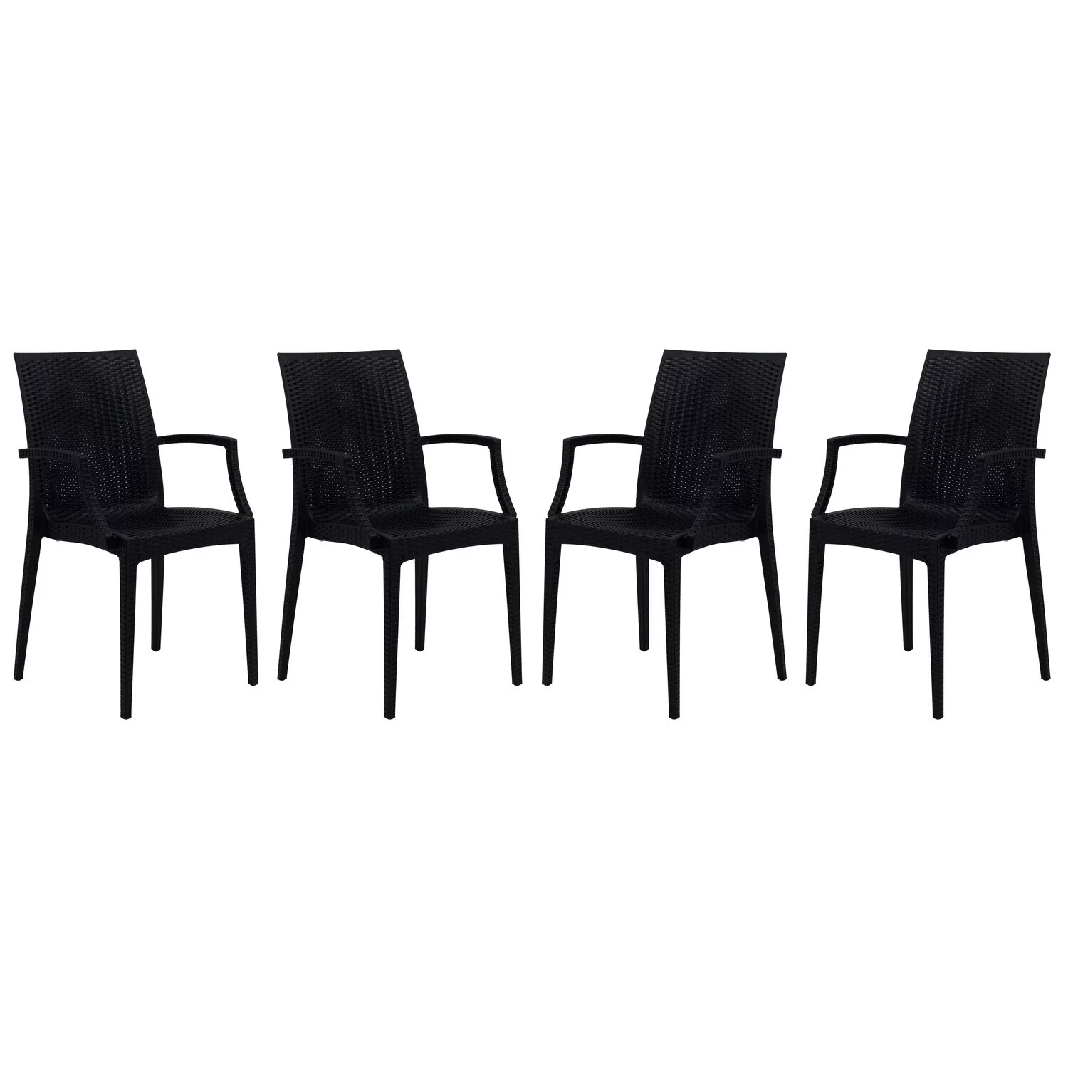 Maykoosh Art Deco Dreams Indoor/Outdoor Chair - Set of 4