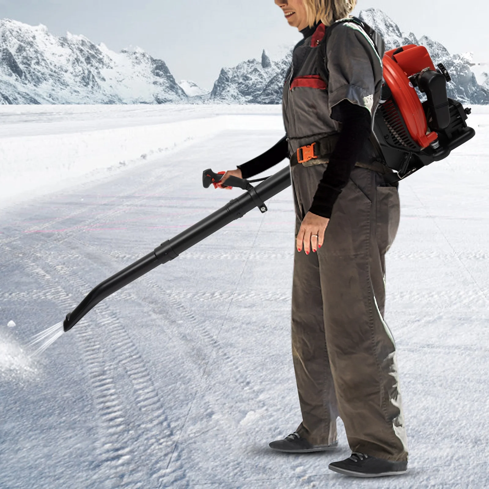 BE-865 2 Stroke Backpack Gas Powered Grass Lawn Blower Air Cooling Commercial Leaf Gasoline Air-cooled Single Cylinder Gas Powered Backpack Leaf Blower