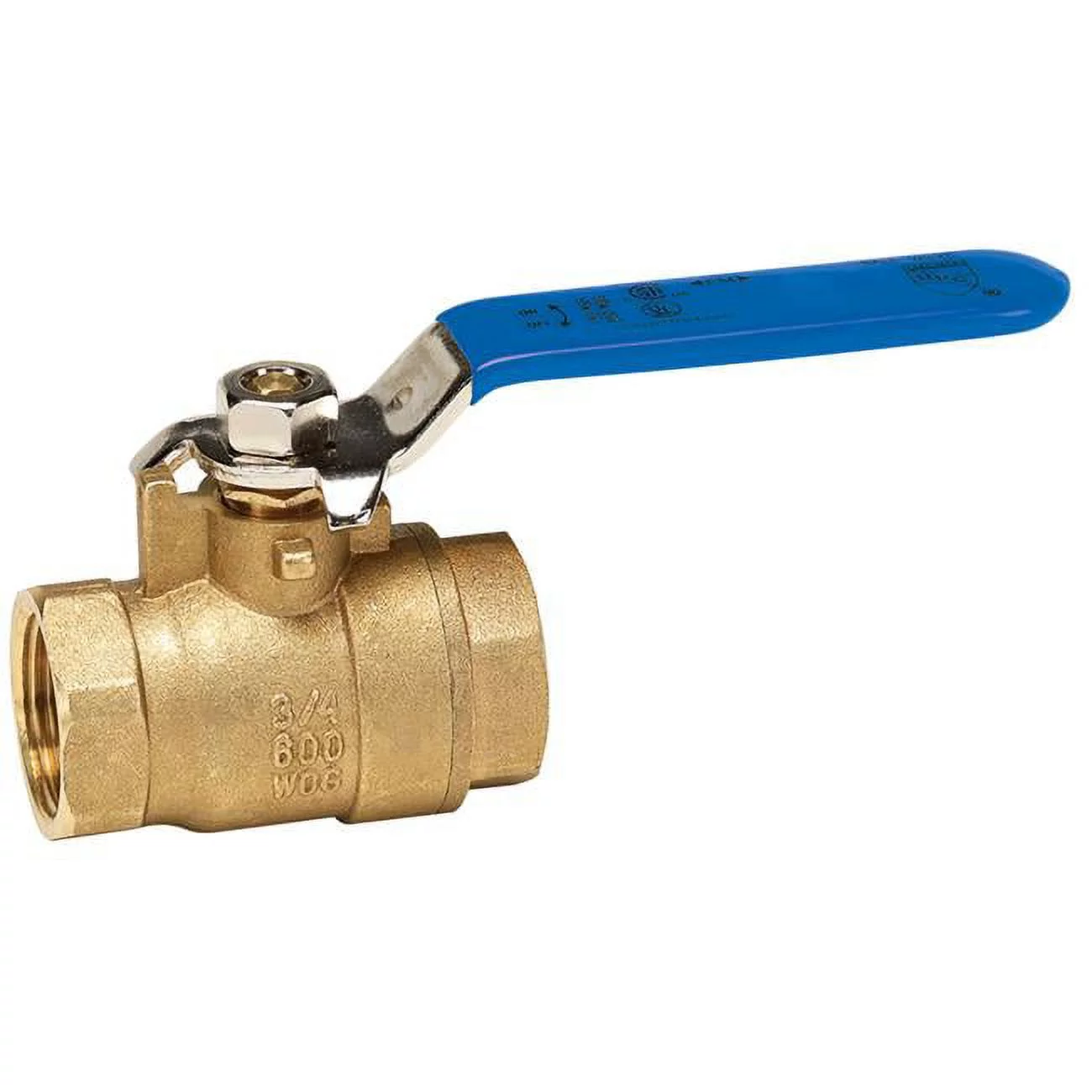 Homewerks Worldwide 4005762 2 in. Brass FIP Ball Valve