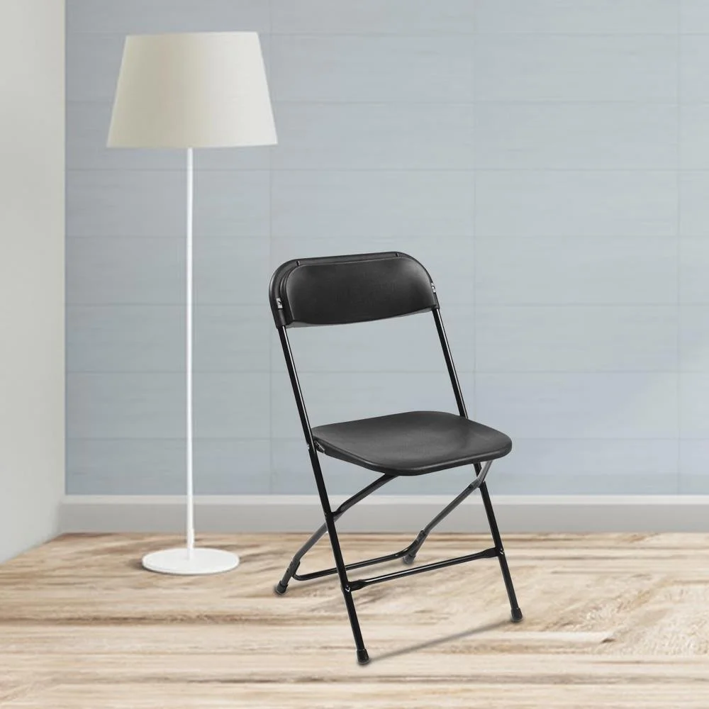 Set of 6 Commercial Stackable Plastic Chair Wedding Quality Folding Chairs