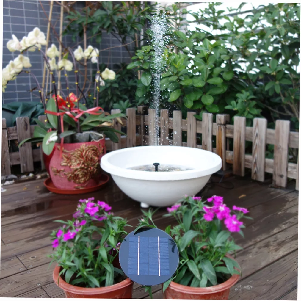Fountain,Powered Submersible Water Pump Kit Bath Panel Solar Powered Solar Panel Solar 1.8w Solar Panel Solar Powered Submersible Water Pump 9v 1.8w Solar Kit Bath Pond Huiop Iuppa Dsfen