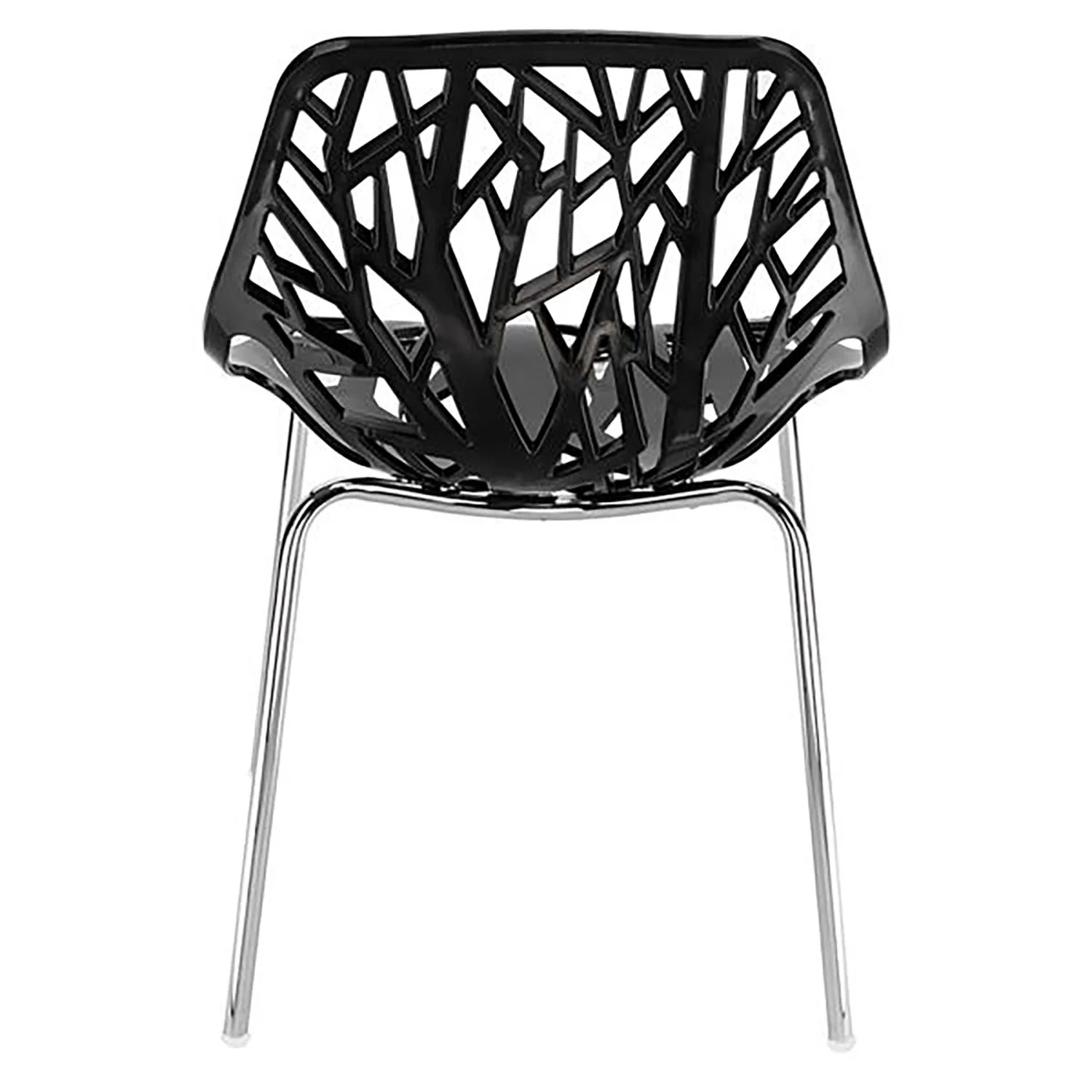 4pcs Bird's Nest Style Lounge Chair Black