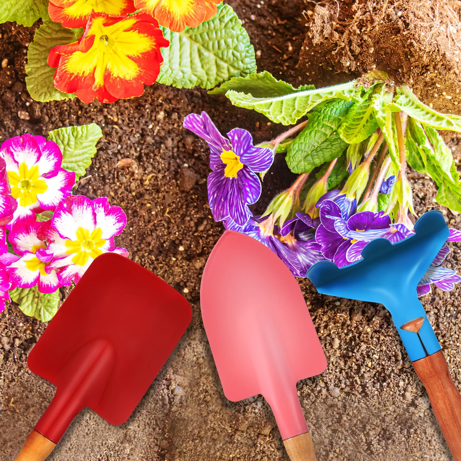 Shovel Trowel Rake Garden Tools Small Gardening Kit Terrarium Scoop Tiny Soil Mini Child