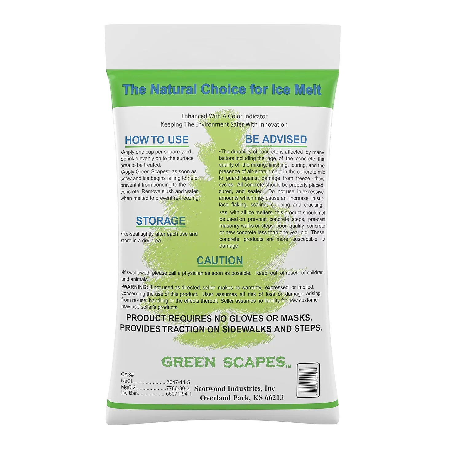 Green Scapes Ice Melt, 50 Lb. Bag