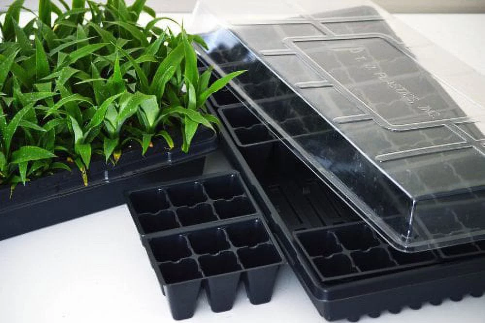Seed Starter Germination Station Complete Kit w/ Dome, 72 Cell Tray and Growing Tray