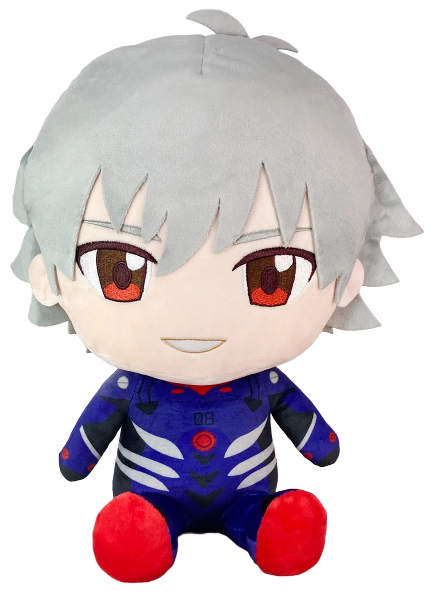 Evangelion New Movie - Kaworu Nagisa Plug Suit Sitting Plush 12