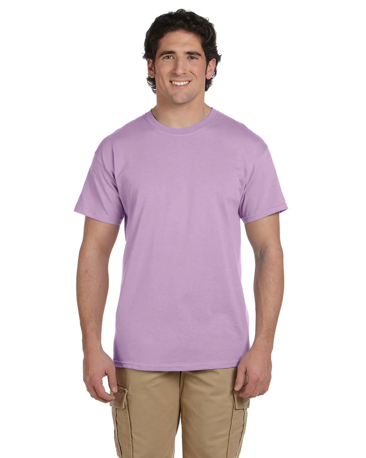 Gildan Ultra Cotton Adult Tee , G200 , Orchid , Medium