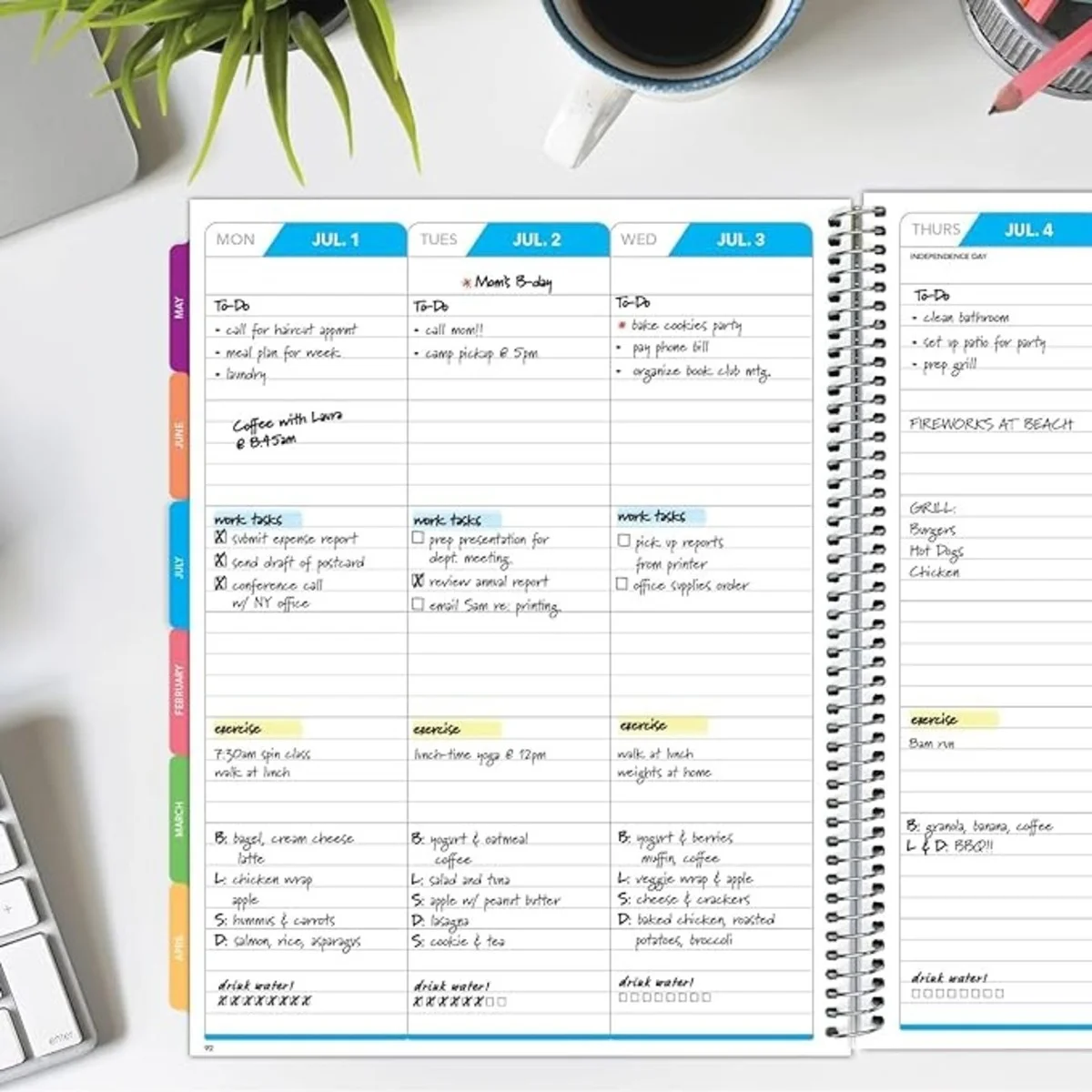 2024 Laminated Cover Fashion Planner - 8.5