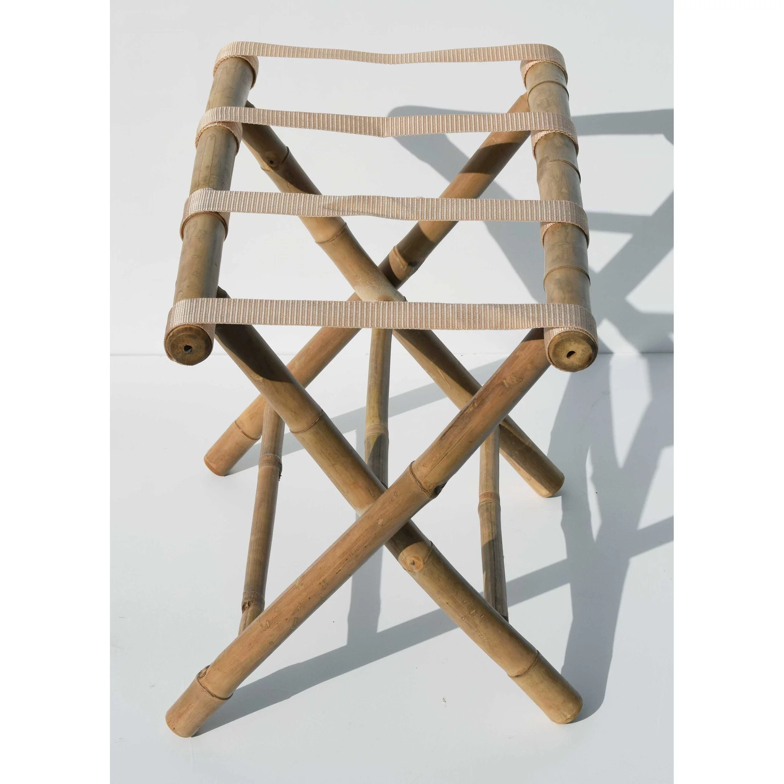 Bamboo 5476 Bamboo Luggage Rack- 24 x 15 x 22 in.