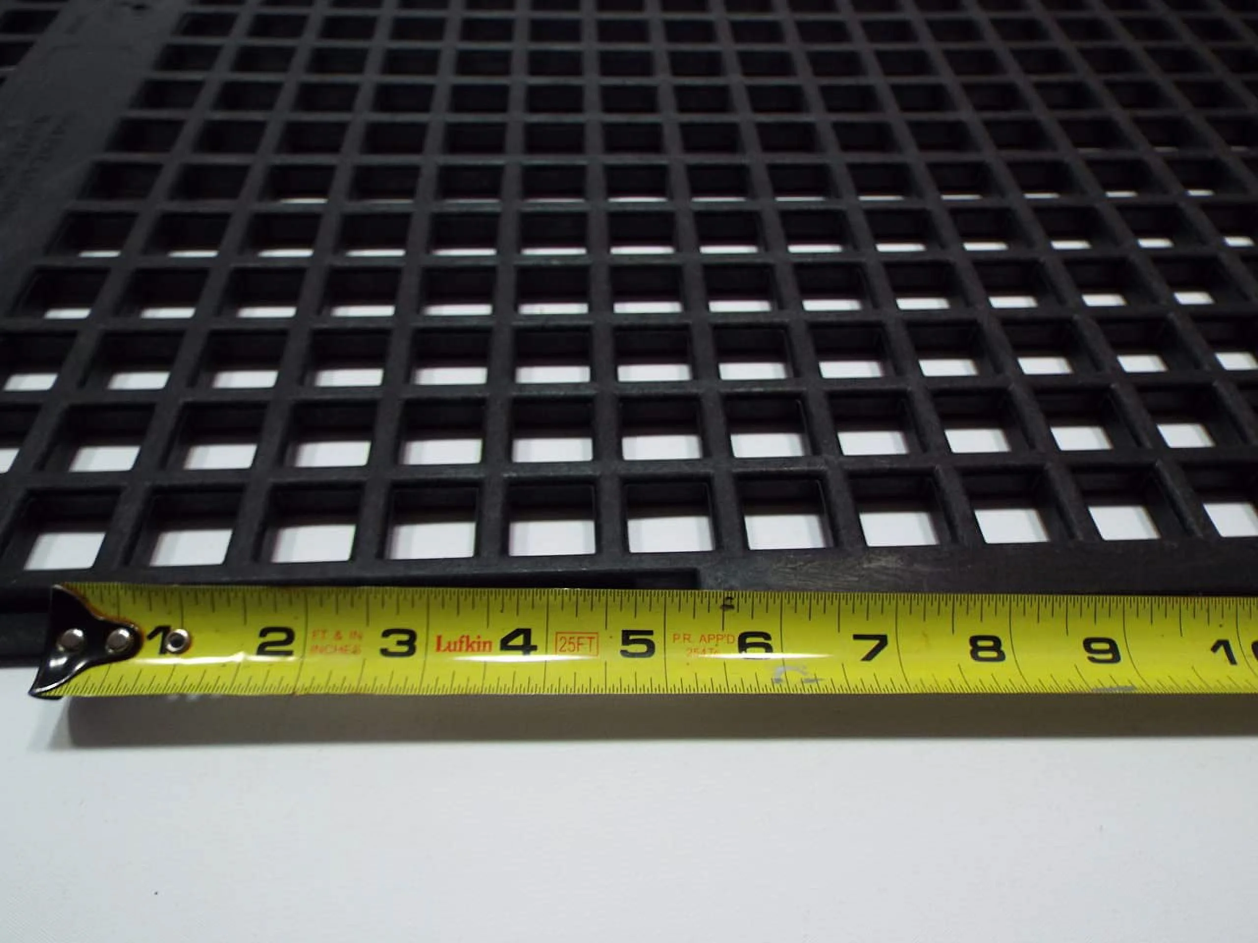 Custom Pro 24 Inch x 24 Inch Support Grate for Water Feature Basin Construction Holds Pond and Water Garden Bubblers, Rocks, Other Decorations - Hides Reservoir - Rustproof - Black - Can Be Cut