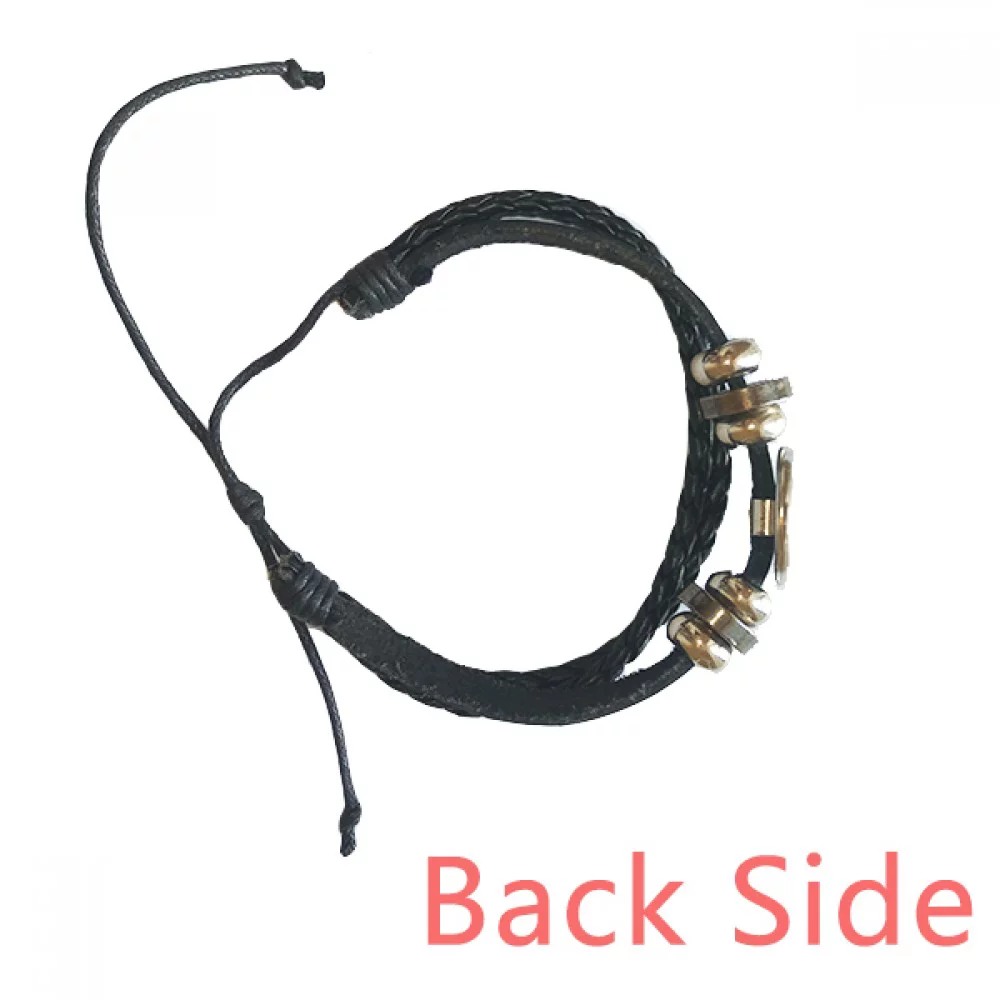 Circular Great Snow Twenty Four Solar Term Bracelet Braided Leather Woven Rope Wristband