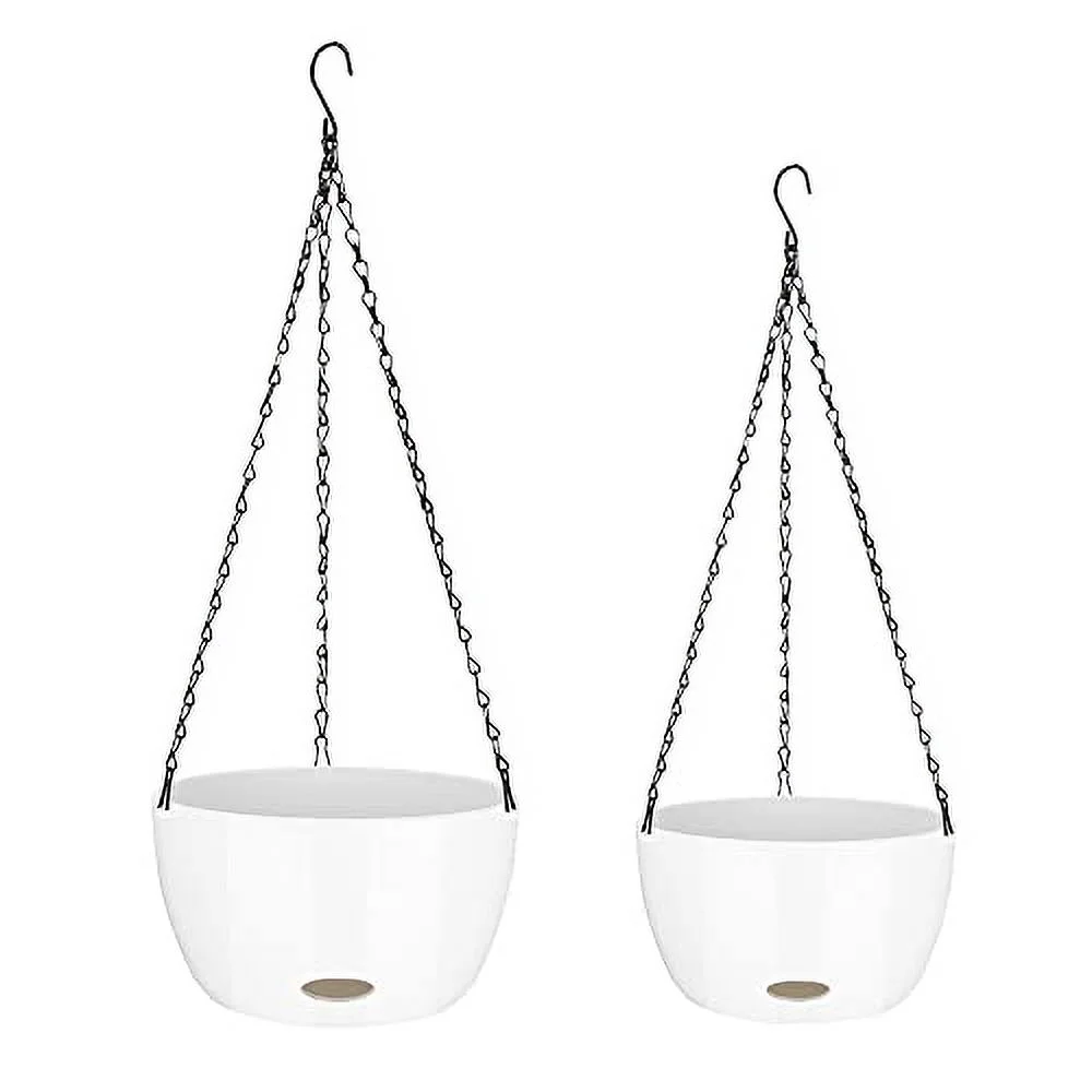 Sungmor Self Watering Hanging Planter for Indoor Plants, 9.4