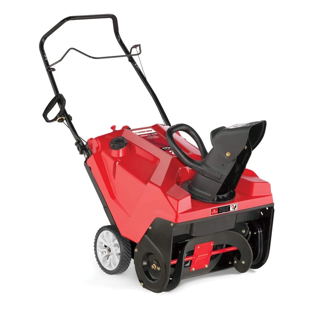 Restored Troy-Bilt 179E | Squall 21 in. 179 cc Single-Stage Gas Snow Blower with Electric Start and E-Z Chute Control (Refurbished)