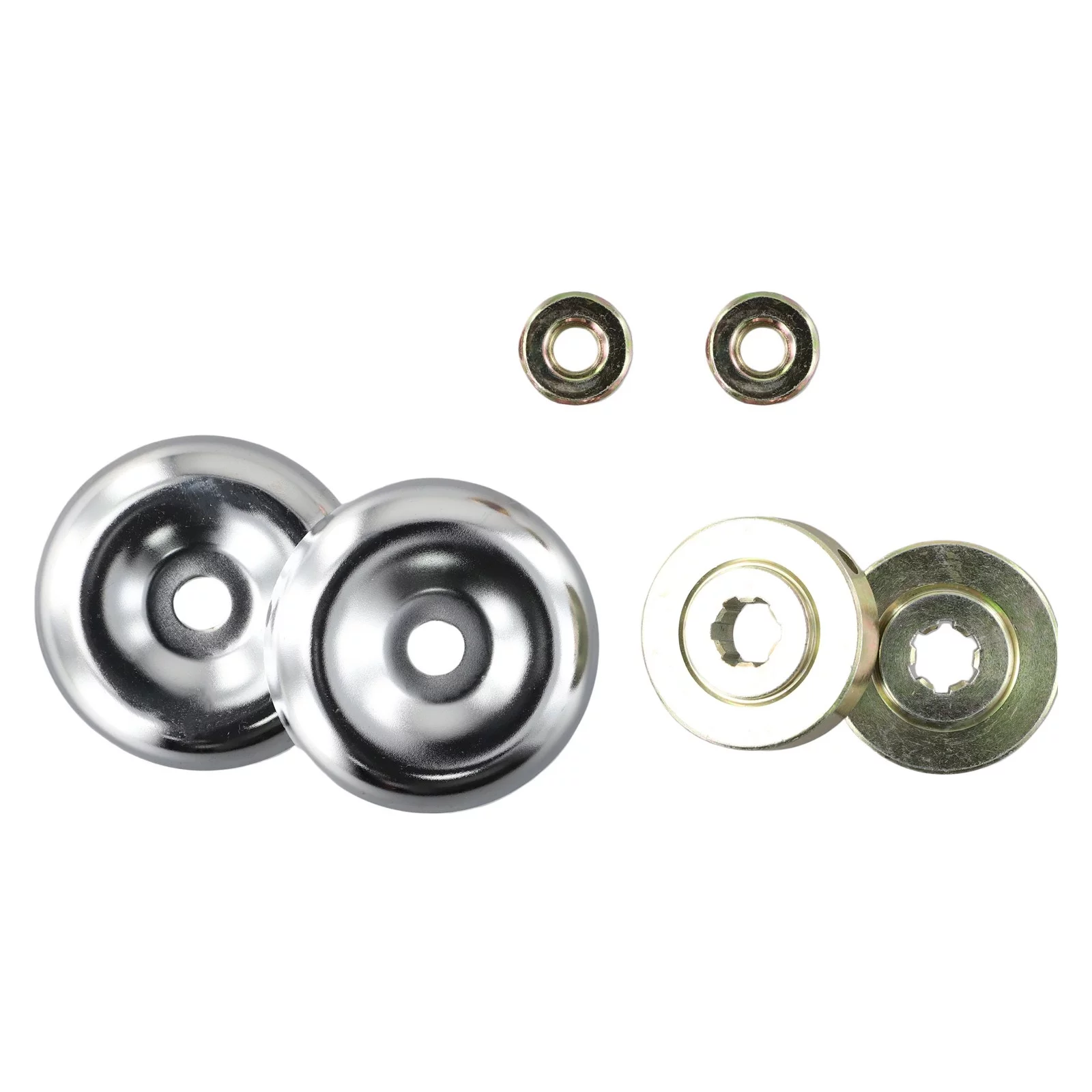 8Pcs/Set Strimmer Brush Cutter Gearbox Blade Nut Metal Replacement Fixing Kit
