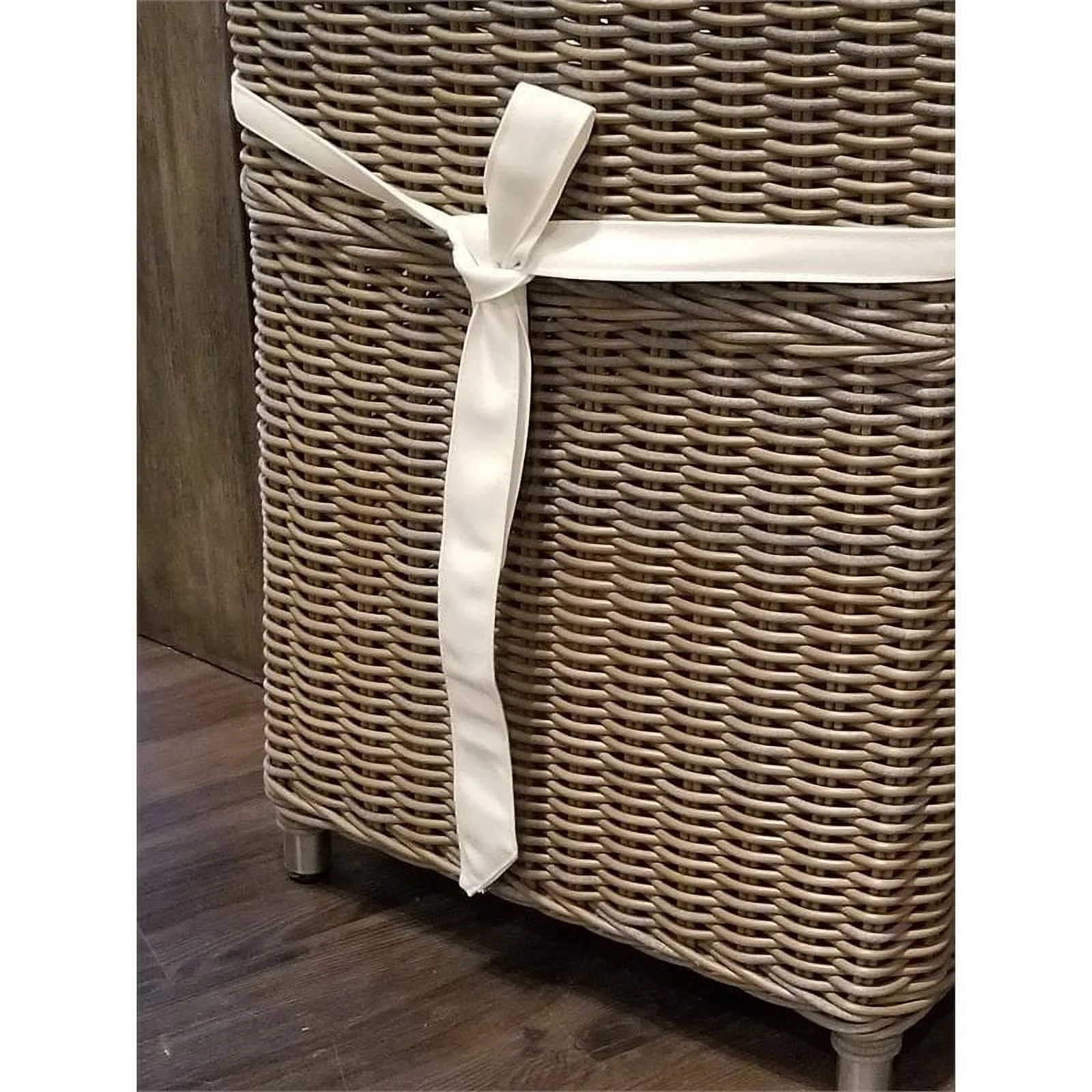 Padma's Plantation Nico Aluminum Patio Cushion Chair in Kubu Gray