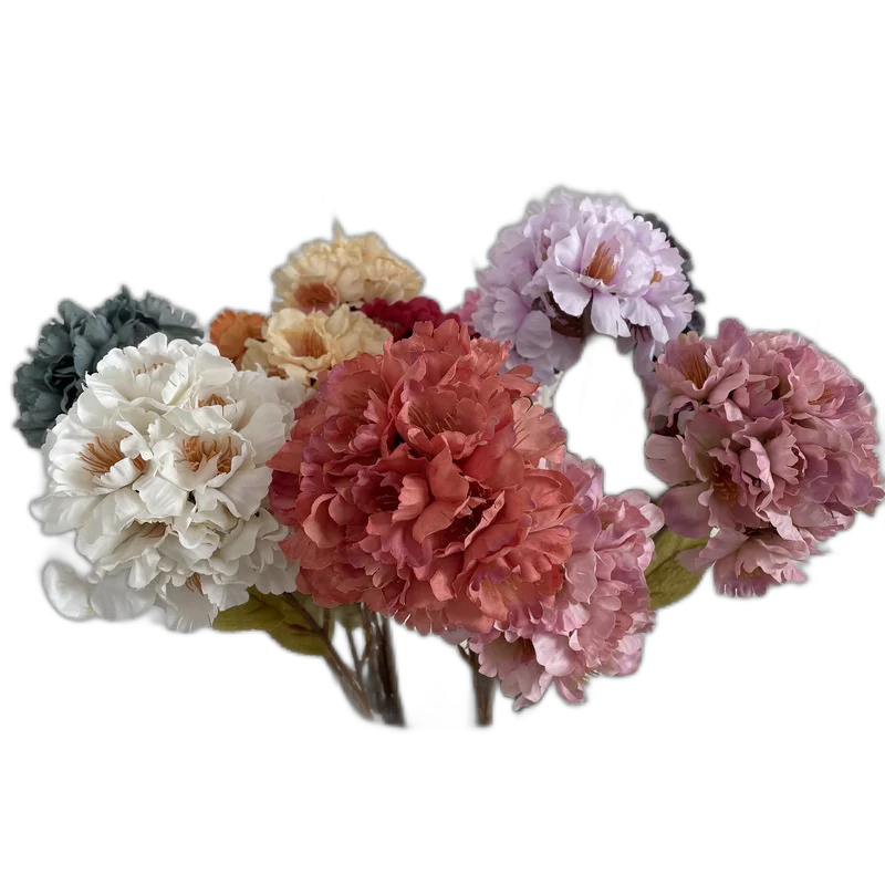 Silk cloth single branches cherry noodle decorative wedding hall ceiling silk flower room living room landscaping simulation cherry blossoms