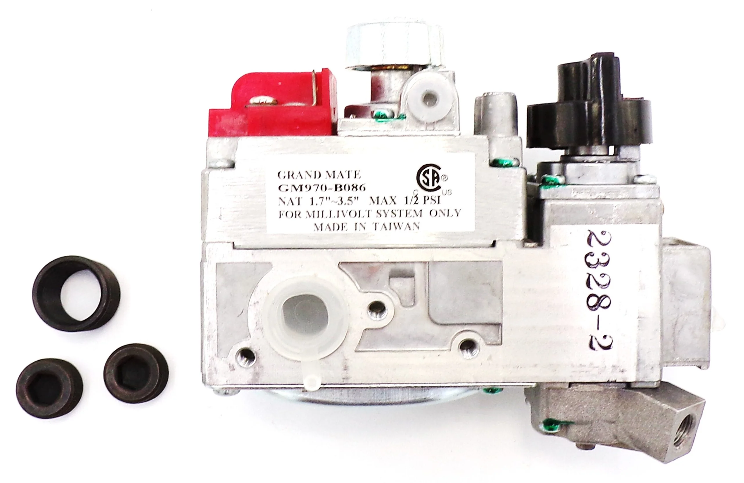 SRV-060-522 GAS VALVE MILLIVOLT NG - EXACT FIT FOR DOVRE - REPLACEMENT PART BY NBK