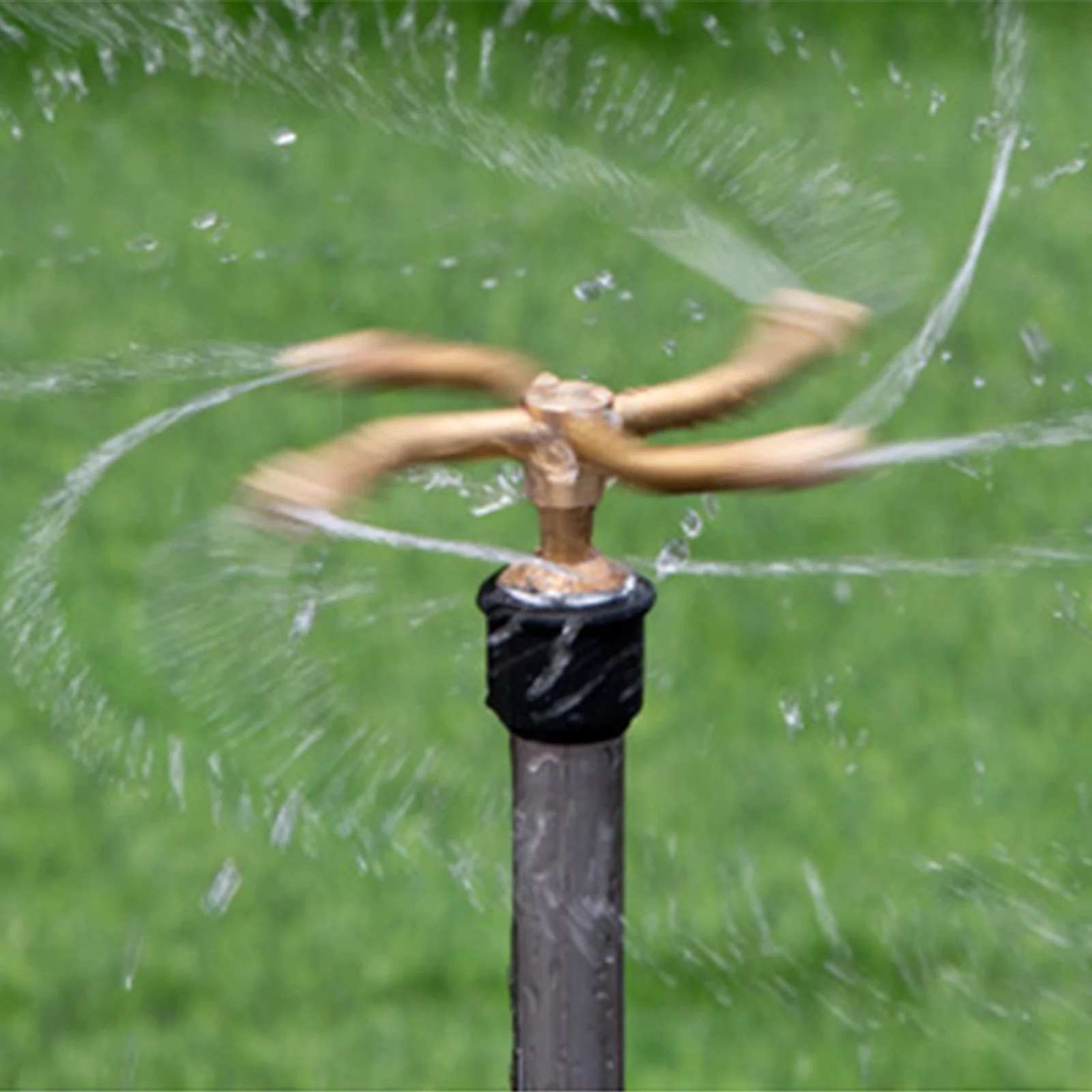 FHKOEGHS 25 Ft Hose And Nozzle Three Part All Copper Rotating Nozzle Automatically Rotates To Irrigate Cool Down Sprinkle Water And